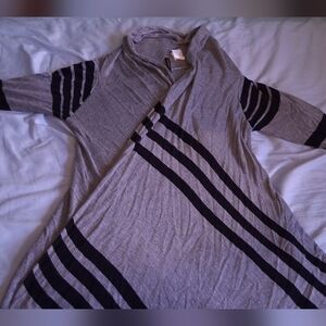 Renee C. Heather Gray Knit Top